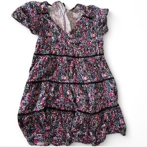 Floral Short Sleeve Dress